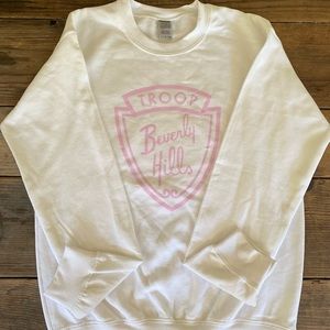 Troop Beverly Hills 90’s nostalgic sweatshirt - size S , white